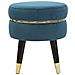Sgabello Basso Vkh459-ottanio-legno-35x35x40,5 Cm - Foto miniatura 2