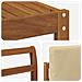 Set di divani con cuscino 6 pcs Naturale e Beige - Foto miniatura 7