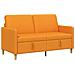 Divano con Storage Giallo Scuro 152 x 78 x 87 cm Poliestere - Foto miniatura 1