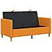 Divano con Storage Giallo Scuro 152 x 78 x 87 cm Poliestere - Foto miniatura 4