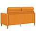 Divano con Storage Giallo Scuro 152 x 78 x 87 cm Poliestere - Foto miniatura 5