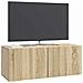 Mobile Porta TV da Muro Rovere Sonoma 78,5 x 31 x 30 cm - Foto miniatura 2