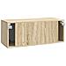 Mobile Porta TV da Muro Rovere Sonoma 78,5 x 31 x 30 cm - Foto miniatura 6