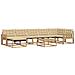 Set di divani da esterno 8 pcs Bianco e Beige 79 x 79 x 37 cm - Foto miniatura 1