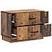 Armadio da Notte con cassetto Legno antico 62 x 34,5 x 44,5 cm - Foto miniatura 3