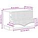 Armadio da Notte con cassetto Legno antico 62 x 34,5 x 44,5 cm - Foto miniatura 9