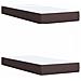 Letto box spring con materasso Marrone Scuro 200 x 200 cm - Foto miniatura 7
