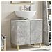 Armadio per Lavabo da Bagno ARNHEM Grigio Cemento - Foto miniatura 2