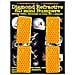 Adesivi Rifrangenti 3D Diamond Refractive Stickers, Rettangoli 5 x 2,5 cm, Arancione, 4 Pezzi - Foto miniatura 1