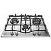Piano Cottura PCN 642 T / IX / HAR a Gas 4 Fuochi Gas 1 Tripla Corona Colore Inox - Foto miniatura 3