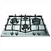 Piano Cottura PCN 642 T / IX / HAR a Gas 4 Fuochi Gas 1 Tripla Corona Colore Inox - Foto miniatura 4