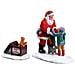 Babbo Natale Con Bimbi - Santa And Kittens, Set Da 2 - Foto miniatura 3