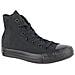 Scarpe Converse Uomo E Donna In Tela Total Black Alte Taglia 38 - 24,5 Cm - Foto miniatura 22