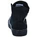 Scarpe Converse Uomo E Donna In Tela Total Black Alte Taglia 38 - 24,5 Cm - Foto miniatura 5