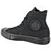 Scarpe Converse Uomo E Donna In Tela Total Black Alte Taglia 38 - 24,5 Cm - Foto miniatura 23