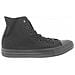 Scarpe Converse Uomo E Donna In Tela Total Black Alte Taglia 38 - 24,5 Cm - Foto miniatura 8