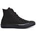 Scarpe Converse Uomo E Donna In Tela Total Black Alte Taglia 38 - 24,5 Cm - Foto miniatura 18