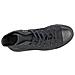 Scarpe Converse Uomo E Donna In Tela Total Black Alte Taglia 38 - 24,5 Cm - Foto miniatura 25