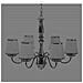 Lampadario A Sospensione Colore Argento Bradano - Foto miniatura 22