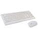 Tastiera e Mouse Wireless M-MCK971  Colore Bianco - Foto miniatura 1
