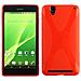 Custodia Compatibile Con Sony Xperia T2 In Rosso Cremisi - Coperchio Protettivo In Silicone Tpu Flessibile - Foto miniatura 1