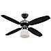 78709 Ventilatore Da Soffitto Da 105 Cm Capitol In Bronzo Duro Per Interni, Kit Di Luce Con Vetro Smerigliato Opale - Foto miniatura 2