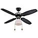 78709 Ventilatore Da Soffitto Da 105 Cm Capitol In Bronzo Duro Per Interni, Kit Di Luce Con Vetro Smerigliato Opale - Foto miniatura 3