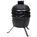 Barbecue Affumicatore 2 In 1 Kamado In Ceramica 56 Cm Nero - Foto miniatura 8