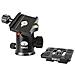 Testa a Sfera per Treppiede Altezza Max : 9.8 cm Nero G-20X - Foto miniatura 5