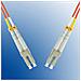 LC / PC-LC / PC 1m 50/125 MM 1m LC LC Arancione cavo a fibre ottiche - Foto miniatura 1