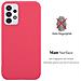 Custodia Compatibile Con Samsung Galaxy A33 5g In Candy Rosso - Coperchio Protettivo In Silicone Tpu Flessibile - Foto miniatura 2