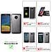 Catena Di Telefoni Cellulari Compatibile Con Motorola Moto G5 In Rainbow - Coperchio Protettivo In Silicone Con Anelli D'argento, Cinturino In Corda E Custodia Staccabile - Foto miniatura 8