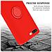 Custodia Compatibile Con Apple Iphone 8 Plus / 7 Plus / 7s Plus In Liquid Rosso - Coperchio Protettivo In Silicone Tpu Flessibile Con Anello - Foto miniatura 7