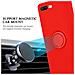 Custodia Compatibile Con Apple Iphone 8 Plus / 7 Plus / 7s Plus In Liquid Rosso - Coperchio Protettivo In Silicone Tpu Flessibile Con Anello - Foto miniatura 8
