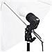 Kit Studio Fotografico Con Set Di Luci, Fondale E Riflettore - Foto miniatura 3