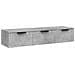Armadietto A Muro Grigio Cemento 102x30x20 Cm Legno Multistrato - Foto miniatura 2