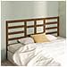 Testiera Per Letto Miele 206x4x104 Cm In Legno Massello Di Pino - Foto miniatura 3