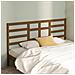 Testiera Per Letto Miele 206x4x104 Cm In Legno Massello Di Pino - Foto miniatura 1