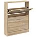 Scarpiera Rovere 59x17x81 Cm In Legno Multistrato - Foto miniatura 2
