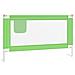 Sponda Letto di Sicurezza per Bambini Verde 140x25cm in Tessuto - Foto miniatura 2