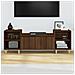 Mobile Tv Rovere Marrone 160x35x55 Cm In Legno Multistrato - Foto miniatura 3