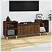 Mobile Tv Rovere Marrone 160x35x55 Cm In Legno Multistrato - Foto miniatura 1