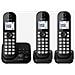 Telefono Cordless Panasonic Con Ab Kx-tgc463 Trio - Nero - Foto miniatura 2