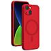 Cover In Silicone Per Iphone 14 Plus Compatibile Con Magsafe, Rosso - Foto miniatura 1
