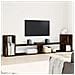 Mobili Tv 2 Pz Rovere Fumo 100x30x50 Cm In Legno Multistrato - Foto miniatura 1