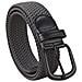 Cintura Elastica Intrecciata Senza Fori Grey L - Foto miniatura 1
