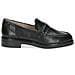 Black Casual Closed Loafers Mocassino Pelle Scarpe Donna Nero Eu 38.5, 9-24300-43-022 - Foto miniatura 2