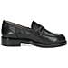 Black Casual Closed Loafers Mocassino Pelle Scarpe Donna Nero Eu 38.5, 9-24300-43-022 - Foto miniatura 3