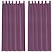 Tende In Voile Con Passanti 2 Pz Viola 140x225 Cm - Foto miniatura 1