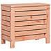 Poggiapiedi Da Giardino 62x31,5x52 Cm Legno Massello Di Douglas - Foto miniatura 1